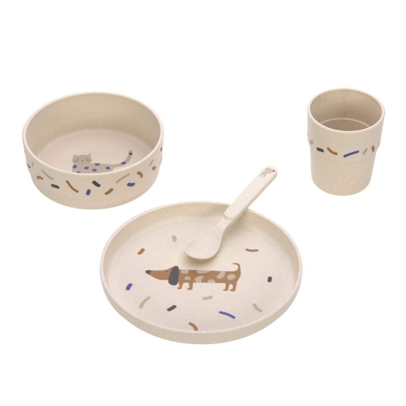 Kindergeschirr Set - Little Mateys Royal Blau